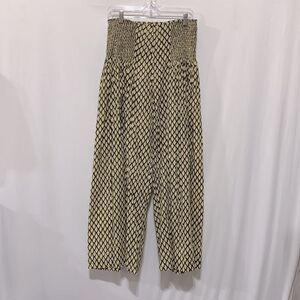 NILA Rubin Kajol Pants Hand Block Printed Pure Cotton Palazo Pants women’s L/XL